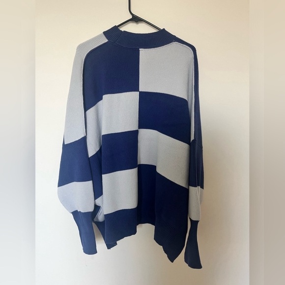 Free People Checker Easy Street Tunic Sweater - Picture 5 of 10